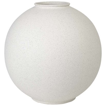 Blomus Rudea Round Vase - Lily White - Large