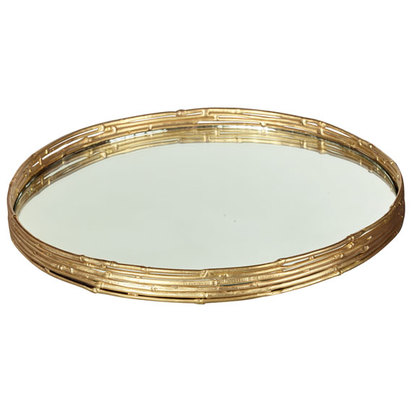Bamboo Tray - Brass