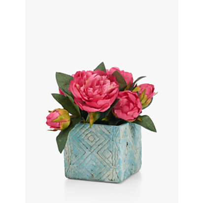 Peony Artificial Peonies in Cube