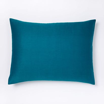 TENCEL™ Standard Pillowcase, Blue Teal