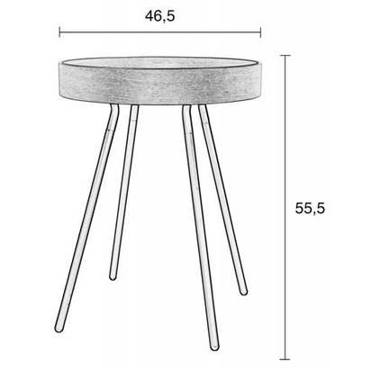 Zuiver Oak Tray Side Table