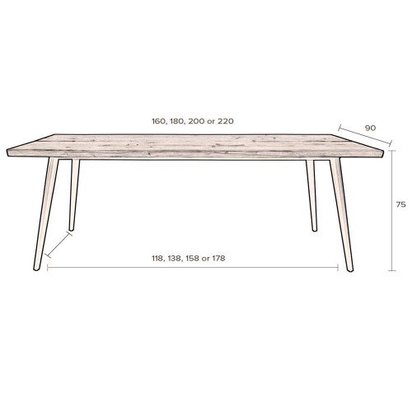Dutchbone Alagon Dining Table - Large