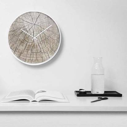 Cloudnola Structure Wood Wall Clock