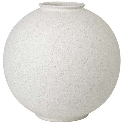 Blomus Rudea Round Vase - Lily White - Large