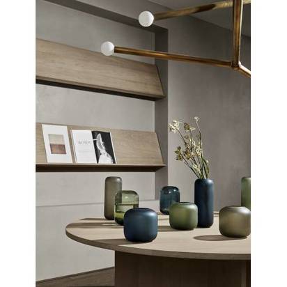 Blomus Ovalo Clear Vase - Green