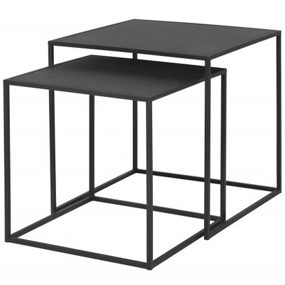 Blomus Fera Nest of Side Tables - Set of 2 - Black