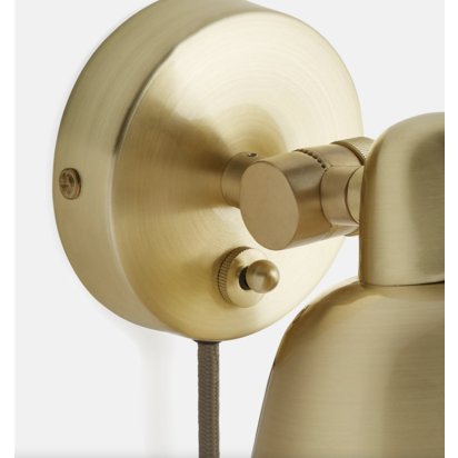 Brass Geo Wall Light 