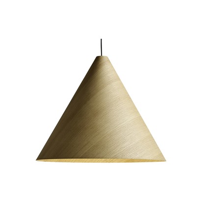 30 Degrees Pendant Light with Cord Set Wood Matt Oak / Black / Extra Large