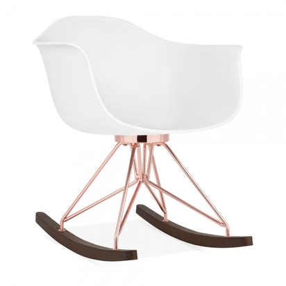 Cult Studio Moda Rocking Chair CD4, White Walnut / Copper