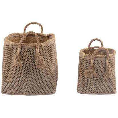 Zago Nacho Baskets - Set of 2 - Natural