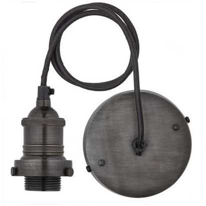Industville Brooklyn Dome Pendant Light - 8 Inch - Copper - Copper Holder