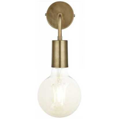 Industville Sleek Edison Wall Light - Brass