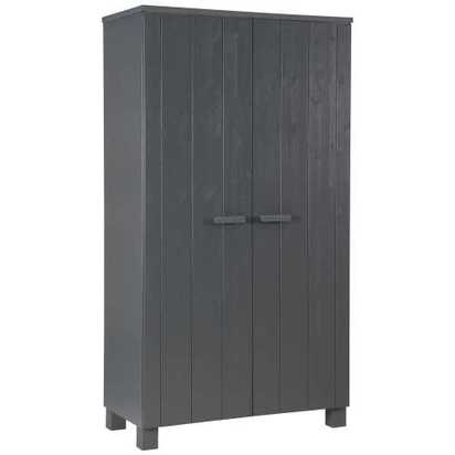 WOOOD Dennis Wardrobe - Steel Grey
