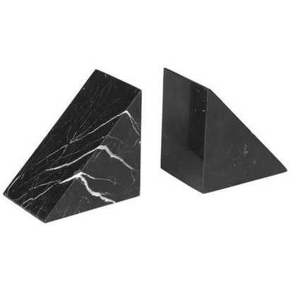 Blomus Pesa Marble Bookends - Set of 2 - Black