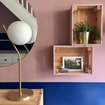 Abel Globe Table Lamp, Brushed Brass