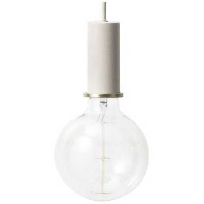 Ferm Living Collect Socket Pendant Light - Low - Light Grey