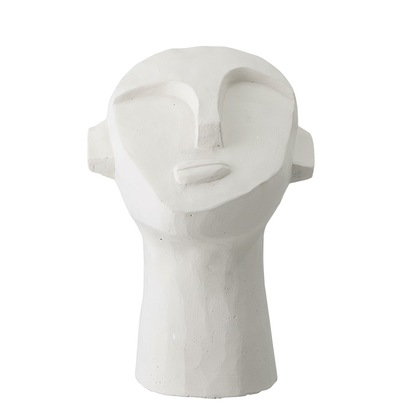 White Face Cement Deco