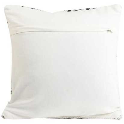Light and Living Udim Square Cushion - Black & White