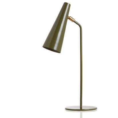 Clanger desk lamp in deep khaki
