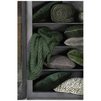 OUTLET Knitted Blanket - Olive Green