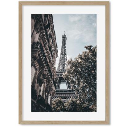A Glimpse Of Eiffel Tower Art Print