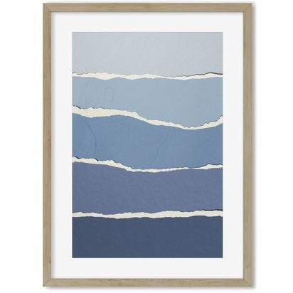 Shades Of Blue Art Print