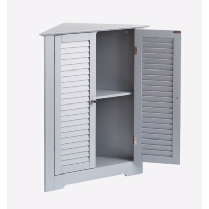 64.5 x 79.5cm Corner Free-standing Cabinet
