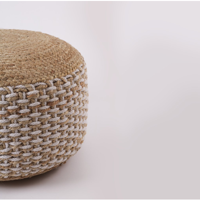 Loco Pouffe White