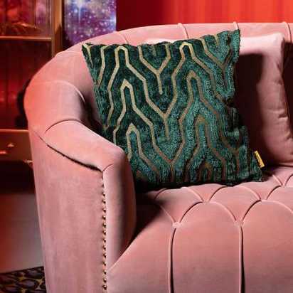 Bold Monkey I Feel So Soft Cushion - Green