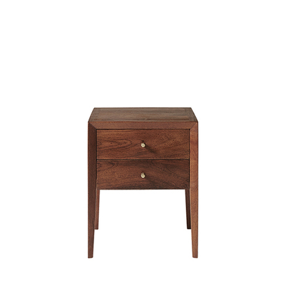 Swoon | Valente | Bedside Table | Deco Style | Brown | Mango Wood | W: 40 cm D: 40 cm H: 50 cm