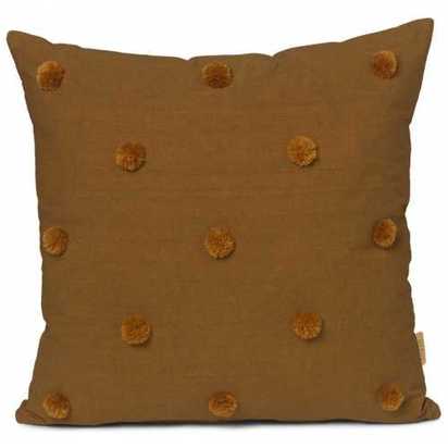 Ferm Living Dot Cushion - Sugar Kelp & Mustard