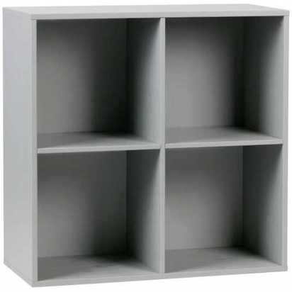 Naken Interiors Lower Case Four Open Modular Cabinet - Concrete Grey