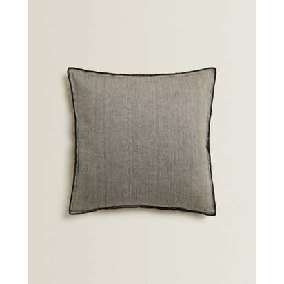 Cushion Cover With Overlock