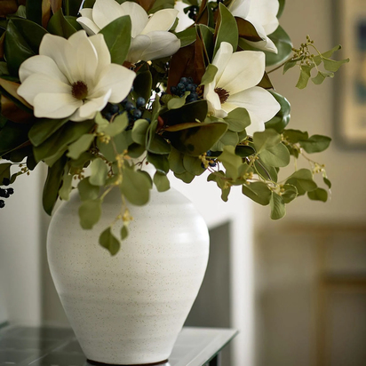 Medium Fyli Vase, White