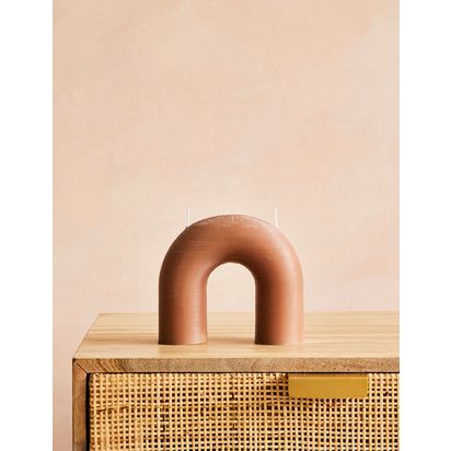Arch candle  tan