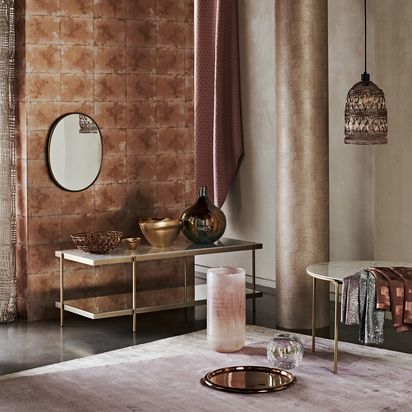 Tom Dixon Bash Vessel, Brass, Small Brass | H16 x W31 x D20cm
