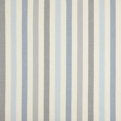 John Lewis Penzance Stripe Furnishing Fabric Blue | W140cm