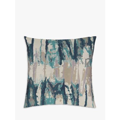 Harlequin Takara Cushion Teal / Ink | H50 x W50cm