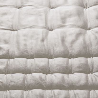 John Lewis Boutique Hotel Silk Bedspread Natural | H280 x W260cm