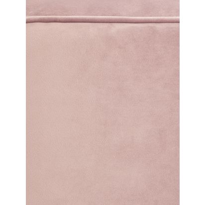 John Lewis Velvet Pouffe Pale Pink | H38 x Dia.55cm