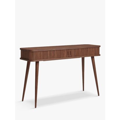 John Lewis Grayson Storage Console Table Dark | H74 x W120 x D35cm