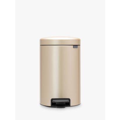 Brabantia newIcon Pedal Bin, 12L Metallic Gold
