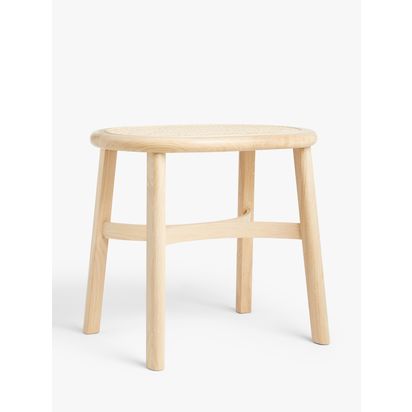 John Lewis Rattan Dressing Table Stool Oak | H45.40cm * W38.00cm * D50.00cm