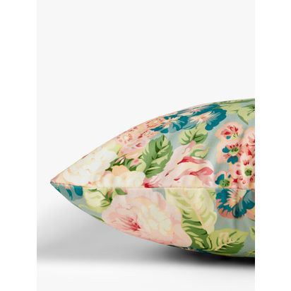 Sanderson Rose & Peony Cushion, Raspberry