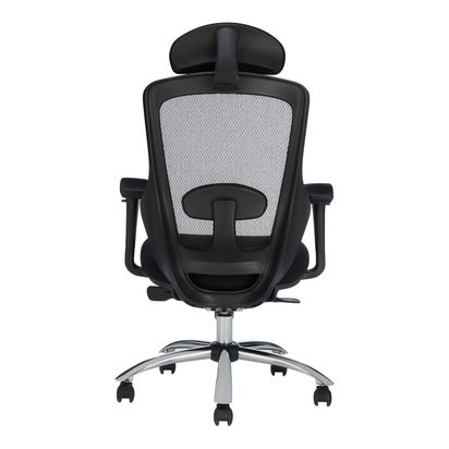John Lewis Isaac Ergonomic Office Chair, Black Black | H127 x W66 x D61cm