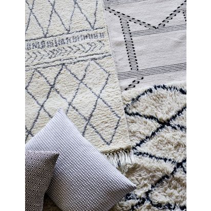 John Lewis Hebri Berber Style Runner, Natural Natural | H240 x W70 x D1.4cm