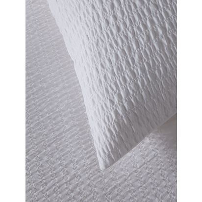 John Lewis Stripe Seersucker Duvet Cover Set White | H33 x W26 x D35cm