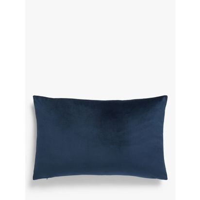 John Lewis Rectangular Velvet Cushion Nightsky | 35 x 55cm