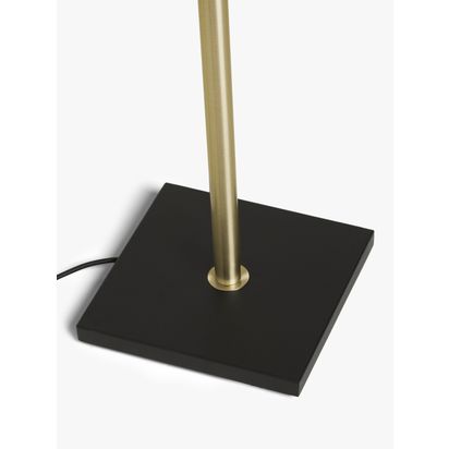 John Lewis & Partners Conic Floor Lamp, Black/Brass