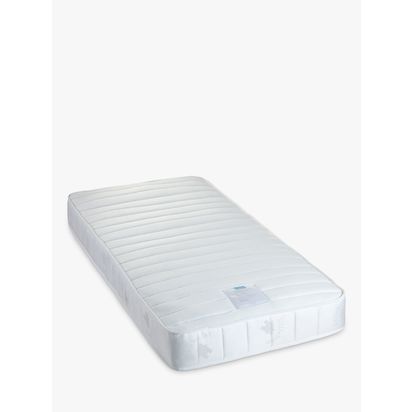 John Lewis 15cm Deep Pocket Spring Water Resistant Kids' Mattress, Medium, Single White | D15 x L190 x W90cm